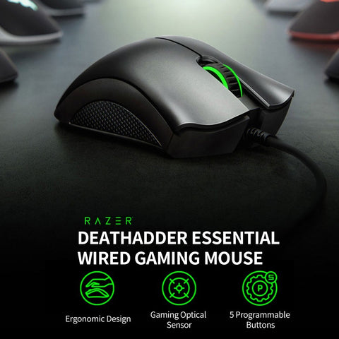 Razer DeathAdder Essential Wired Gaming Mouse Mice