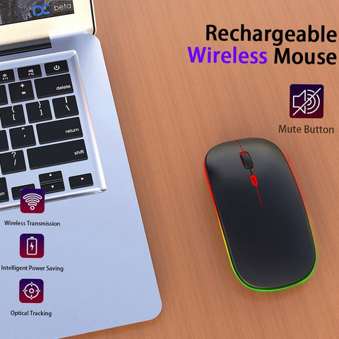 M40 Ultra-thin Wireless Mouse 2.4G Rechargeable Wireless Silent Mouse