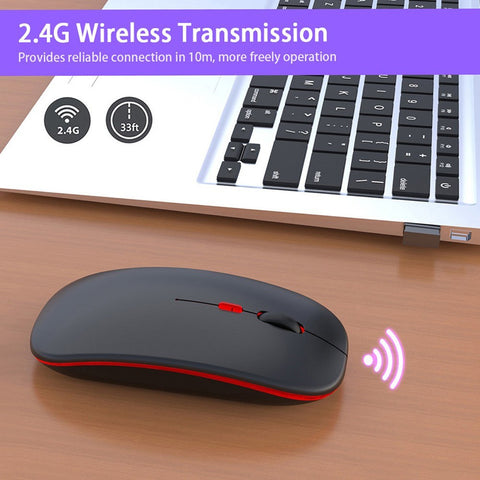 M40 Ultra-thin Wireless Mouse 2.4G Rechargeable Wireless Silent Mouse