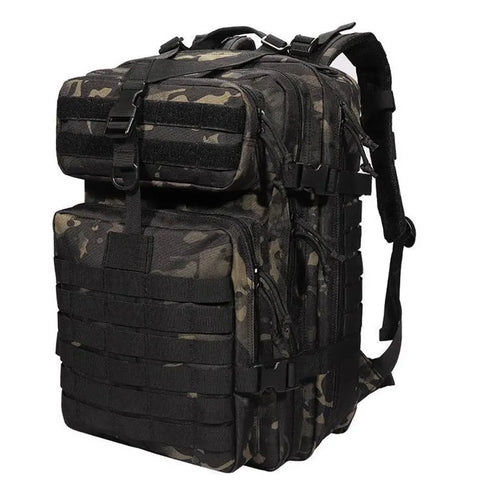 SFXEQR Military Backpack 45L Large Capacity Camping Man Rucksacks Tactical Hunting Nylon Bags For Sport Trekking Waterproof Pack