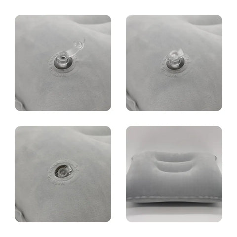 Portable Fold Outdoor Travel Sleep Pillow Camping Tent Inflatable Pillow Airplane Hotel Rest Comfortable Sleep Pillows